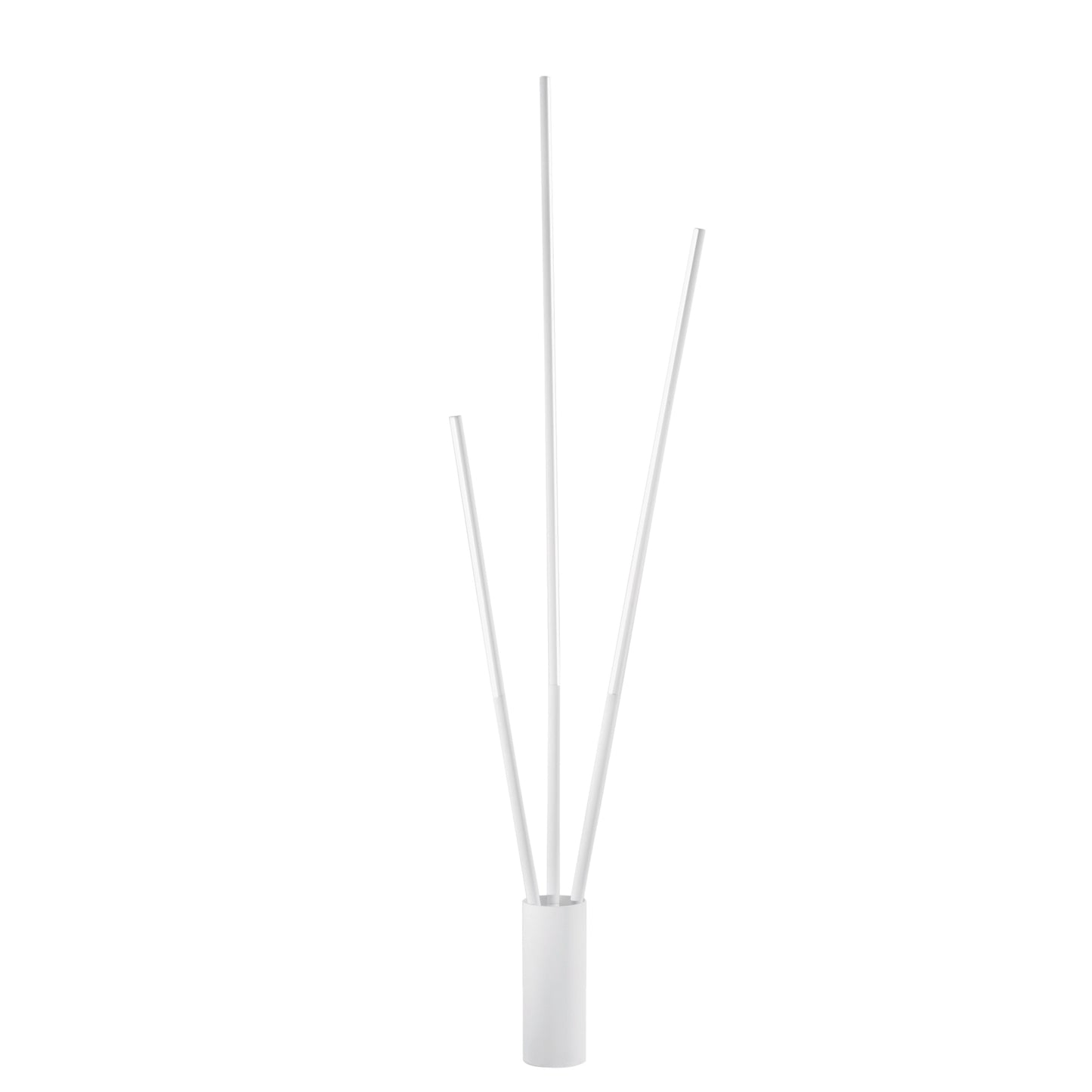 Piantana LED WANDS in metallo bianco, CCT