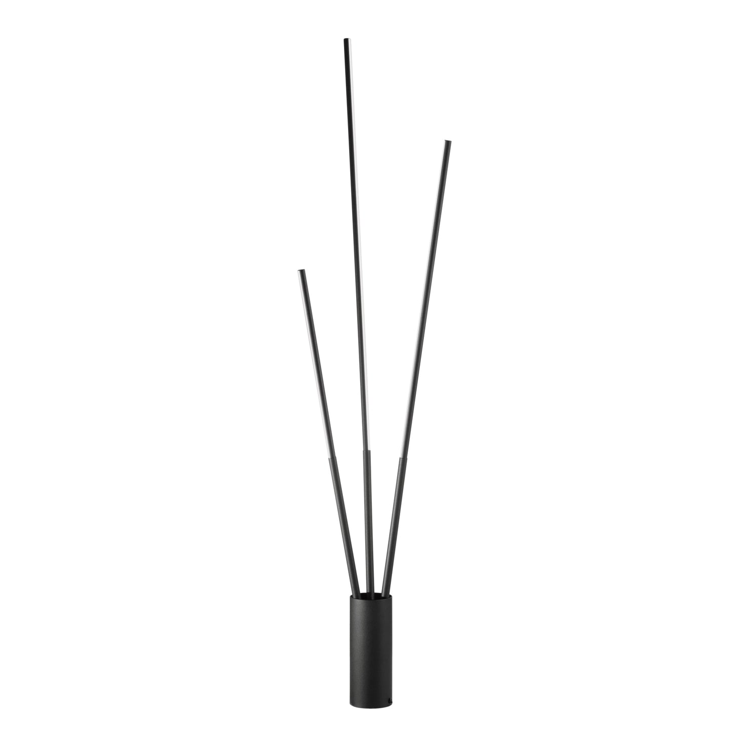 Piantana LED WANDS in metallo nero, CCT