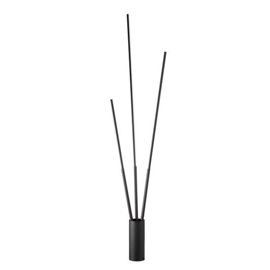 Piantana LED WANDS in metallo nero, CCT