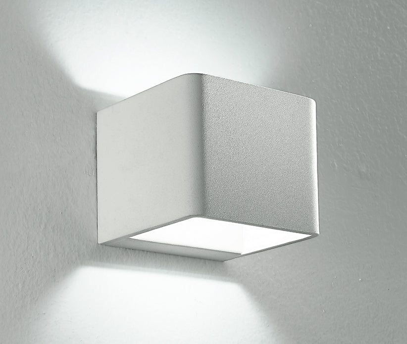 Applique LED ATLAS in alluminio bianco, 4000K (Luce naturale)