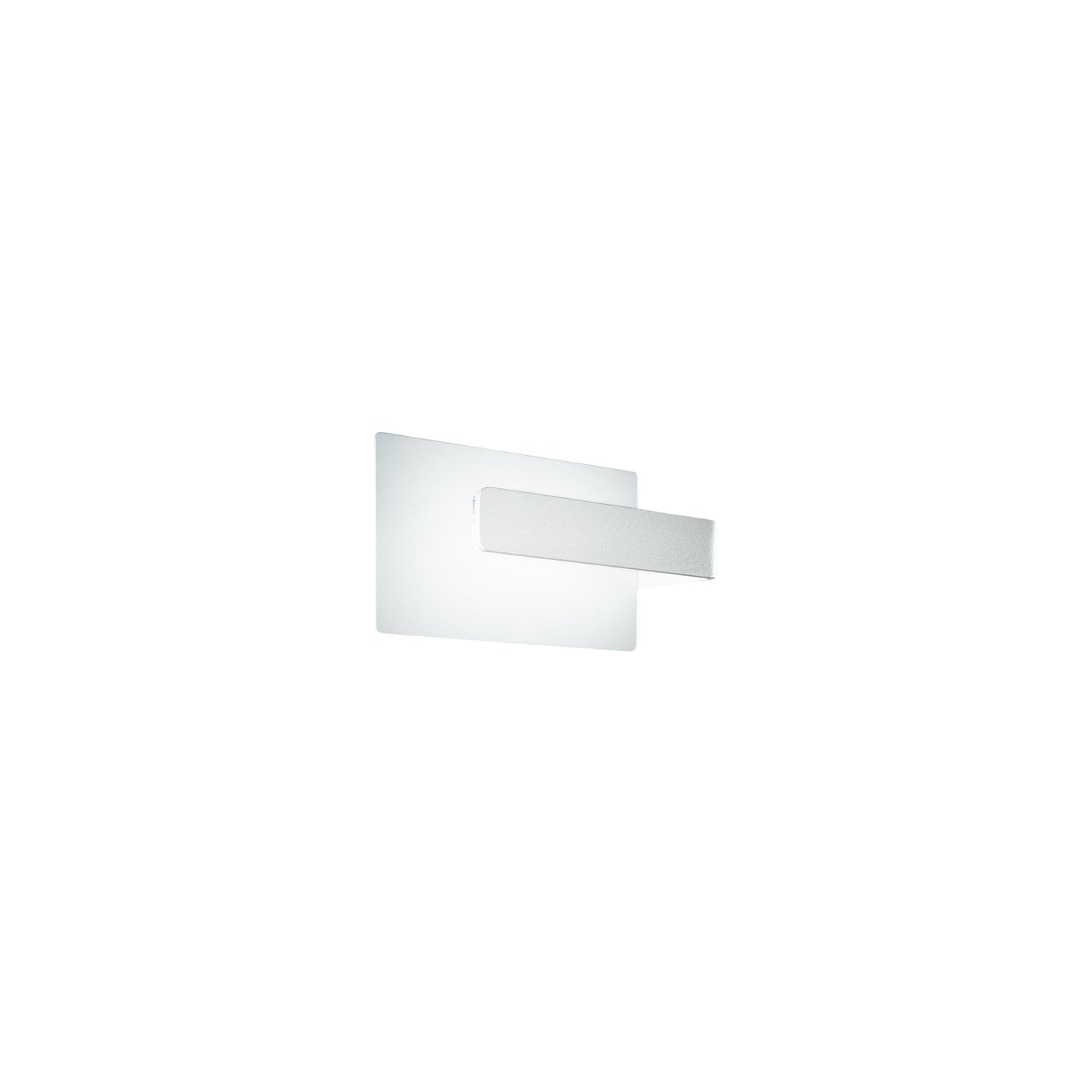 Applique LED LAMBDA in alluminio bianco 6W 3500K (Luce calda)
