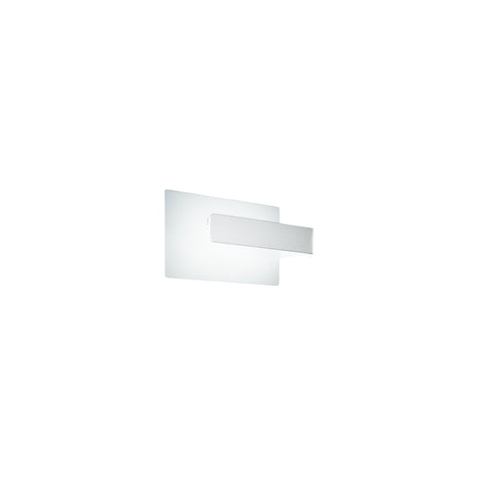 Applique LED LAMBDA in alluminio bianco 6W 3500K (Luce calda)