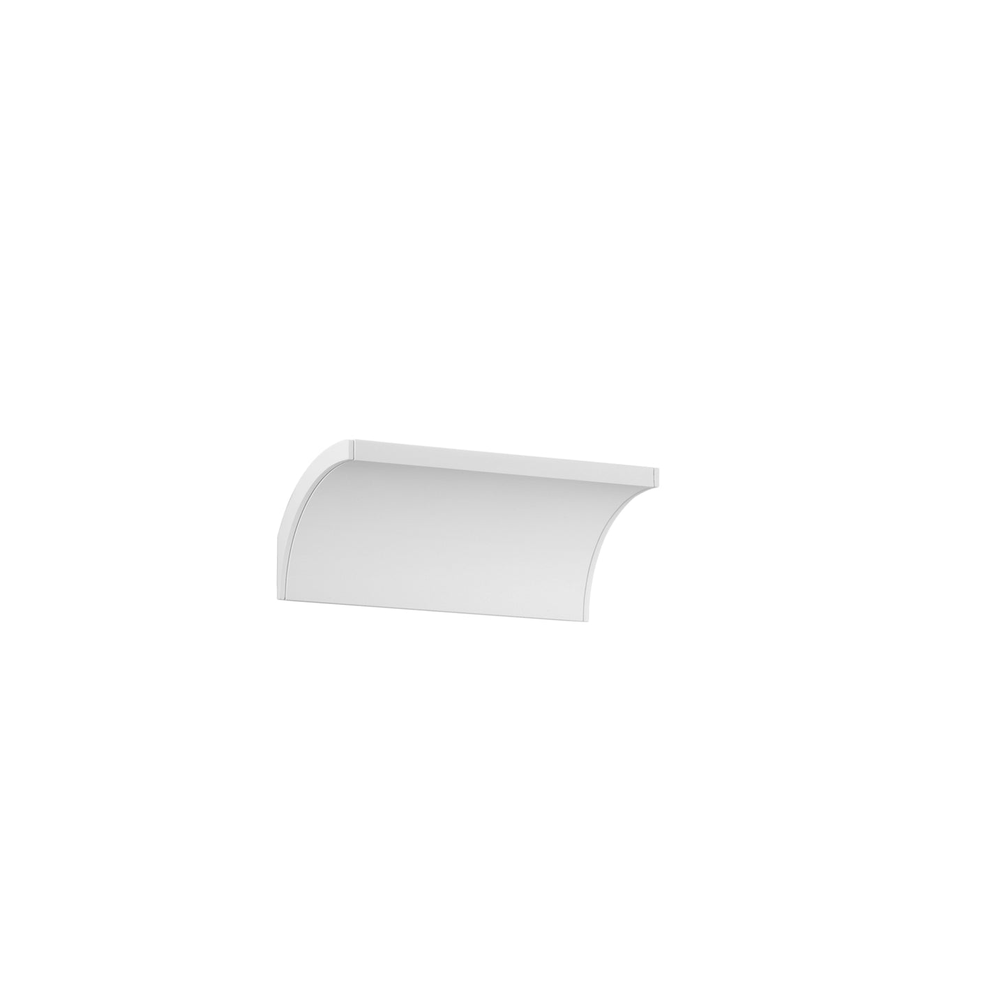 Applique LED MUSTANG in alluminio bianco 4000K (luce naturale) h 8x20 cm.