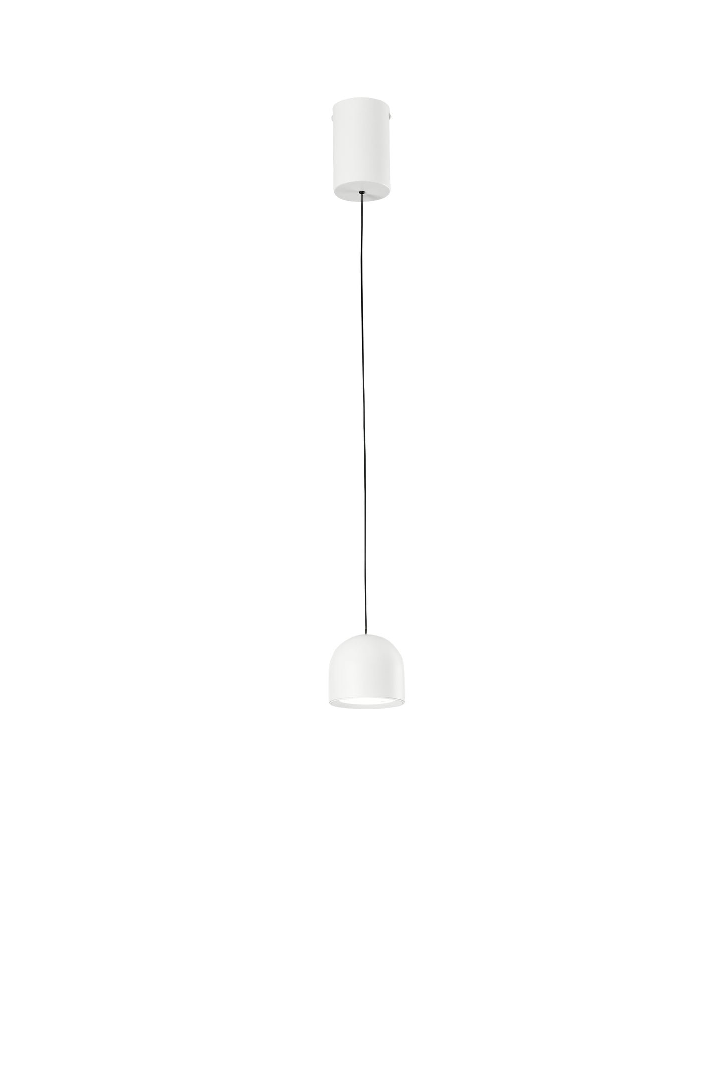 Sospensione LED Yoyo bianca in metallo, 3000K (luce calda)