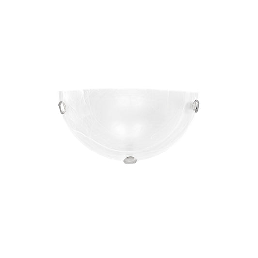 Applique LED LUNA in vetro bianco 12W 4000K (luce naturale)