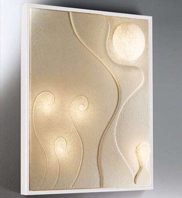 Lunar dance 1 — applique 135x95x12 cm