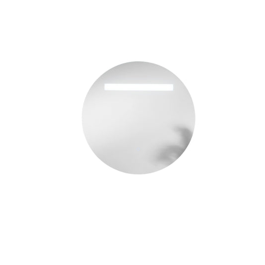 Specchio LINEA con illuminazione a LED, tondo, CCT 3 temperature, pulsante touch dimming, pellicola antideflagrante, 60 cm