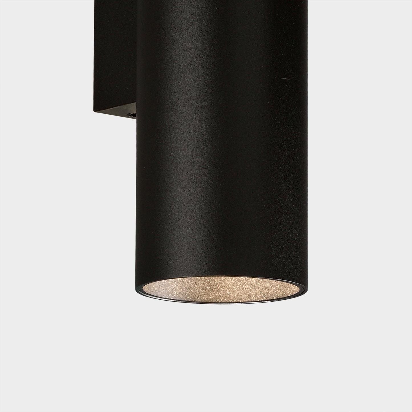 Pipe Applique 2 LED 3000K Nero