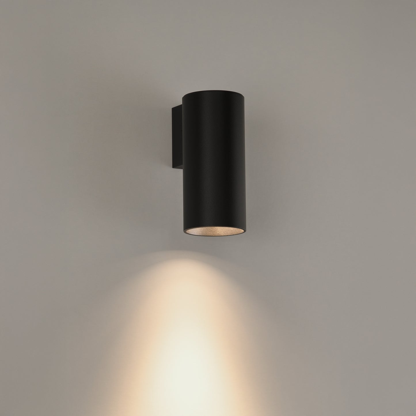 Pipe Applique 1 LED 3000K Nero