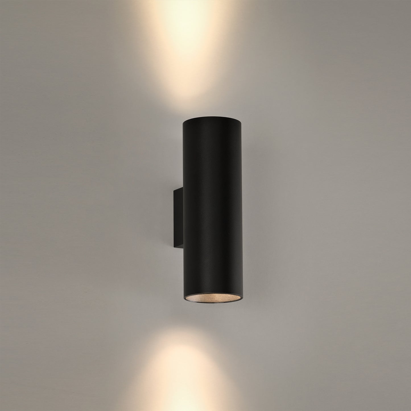 Pipe Applique 2 LED 3000K Nero