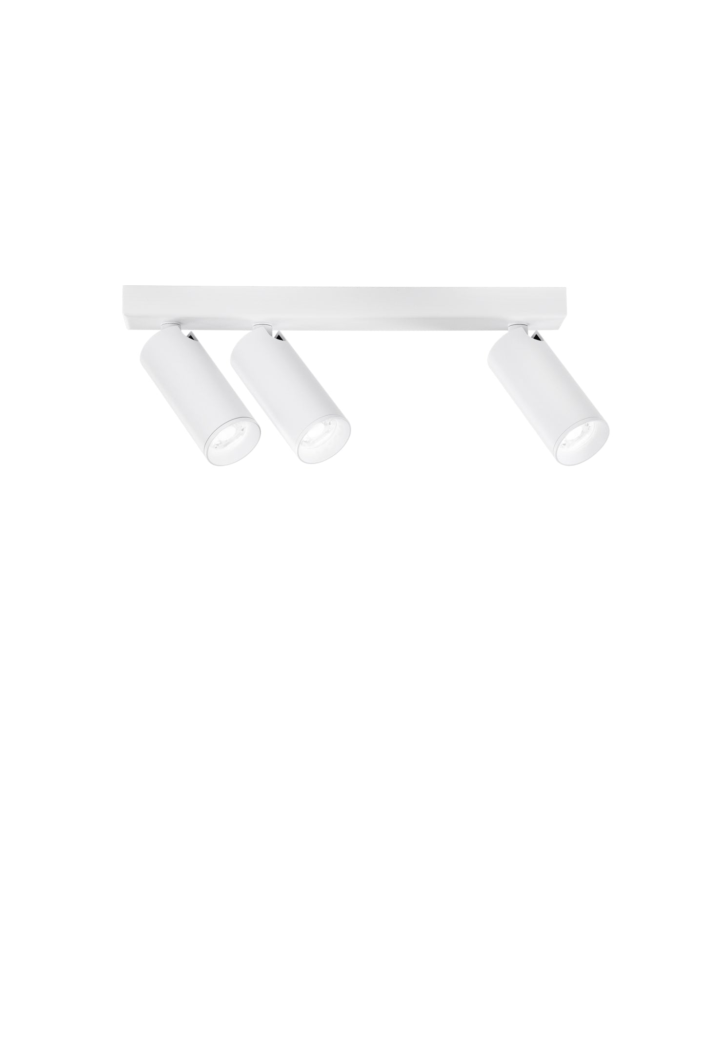 Spot Plauto in metallo bianco - 3 punti luce