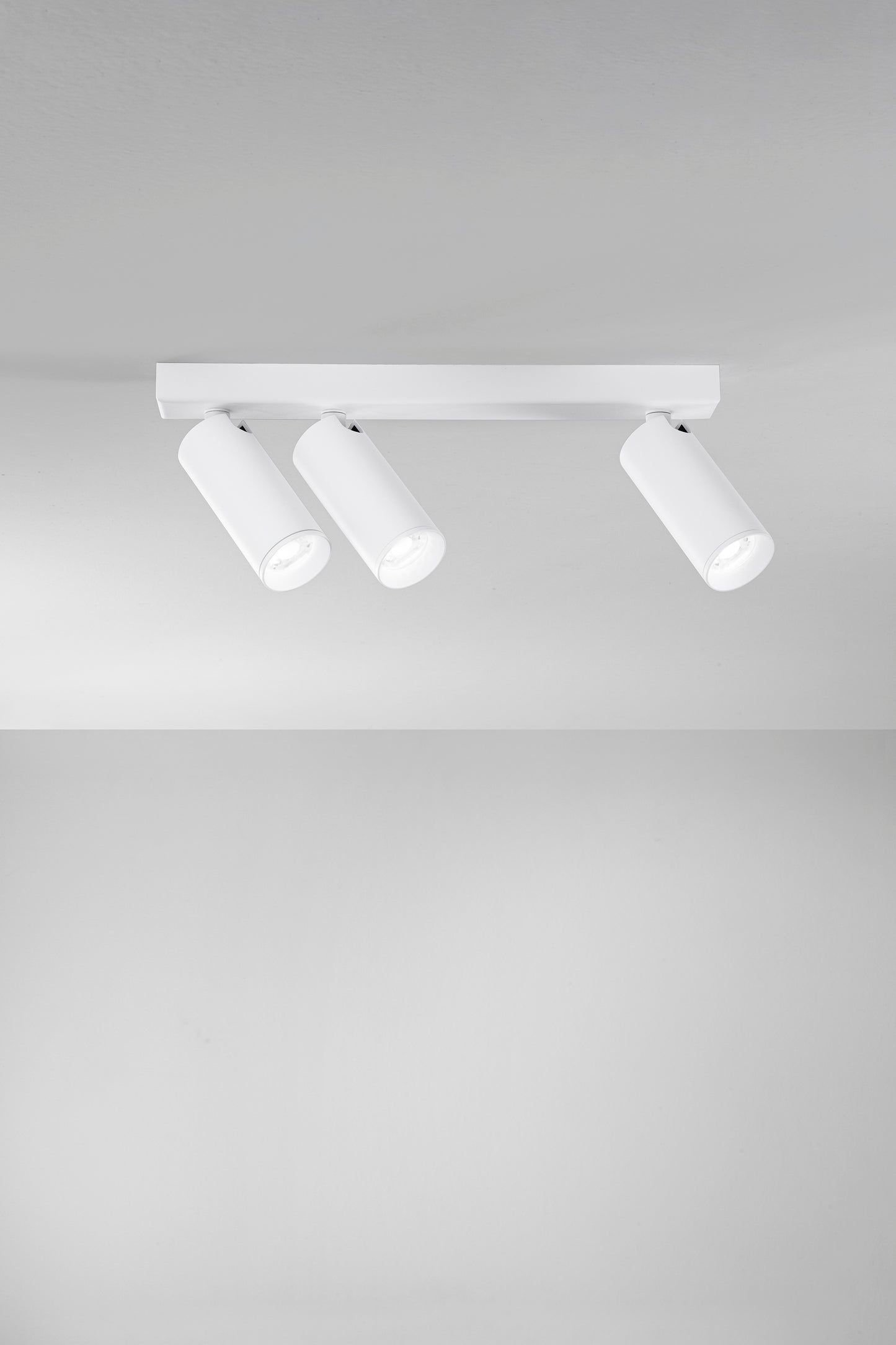 Spot Plauto in metallo bianco - 3 punti luce
