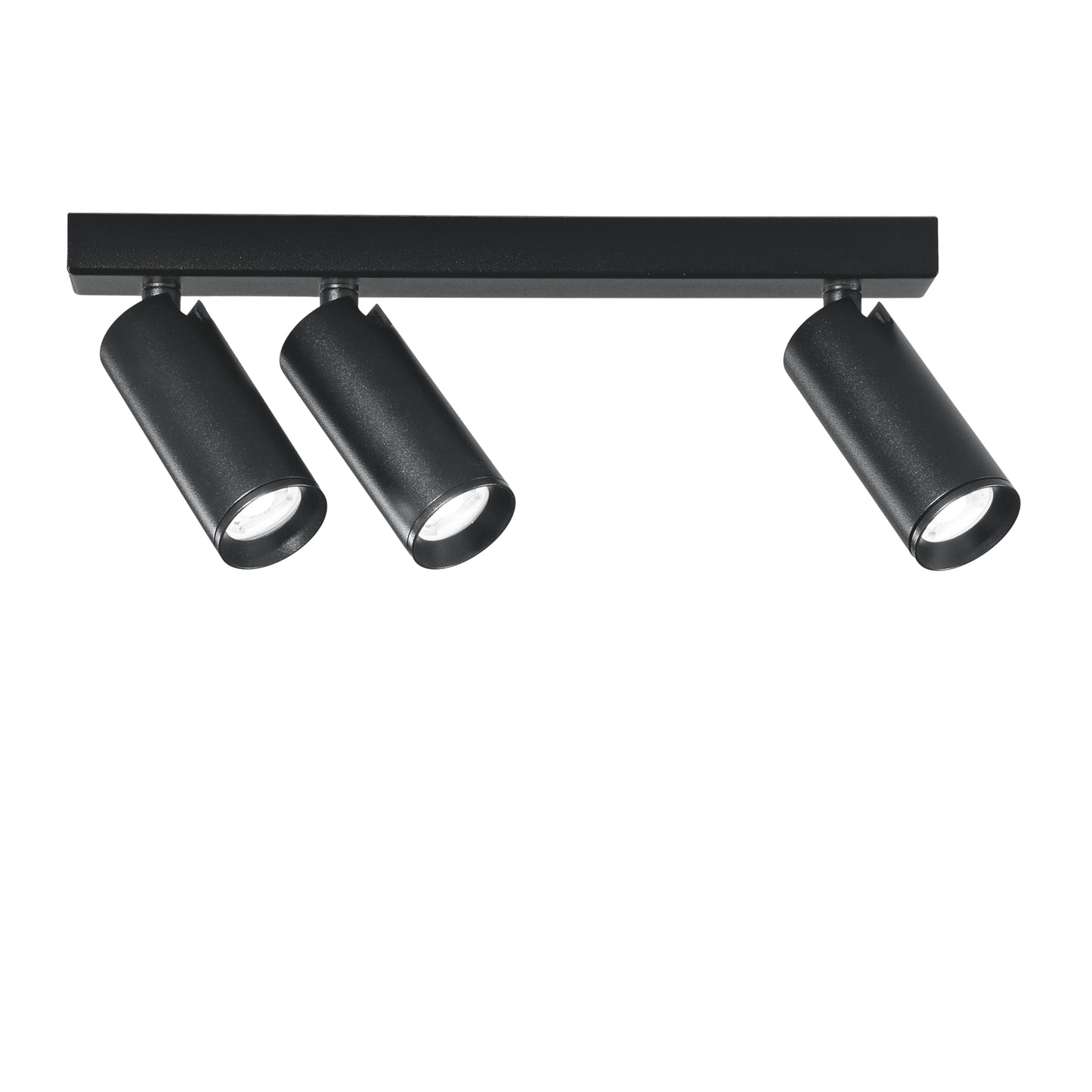 Spot Plauto in metallo nero - 3 punti luce
