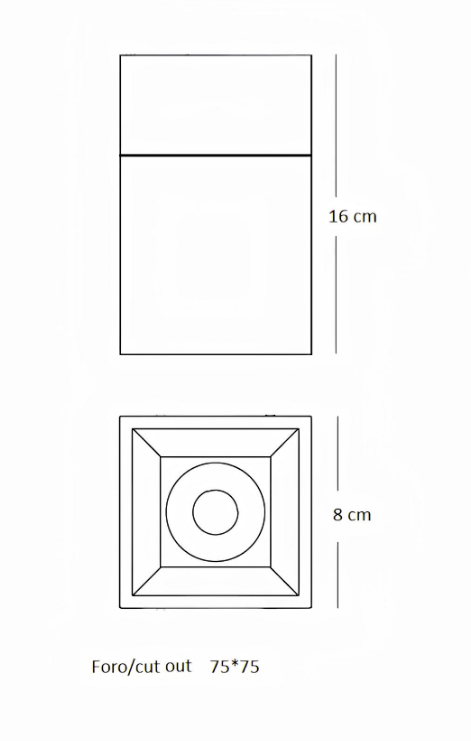 Aisha Cube — Plafoniera spot a LED