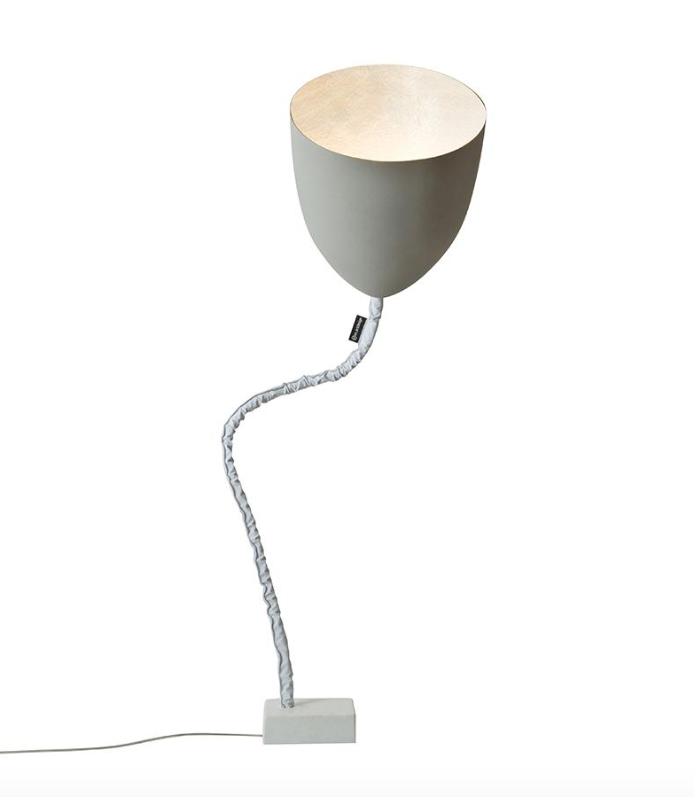 Flower cemento — lampada da terra Ø 33,5 cm