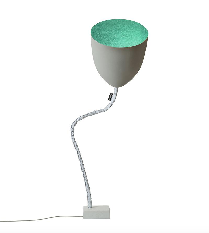 Flower cemento — lampada da terra Ø 33,5 cm