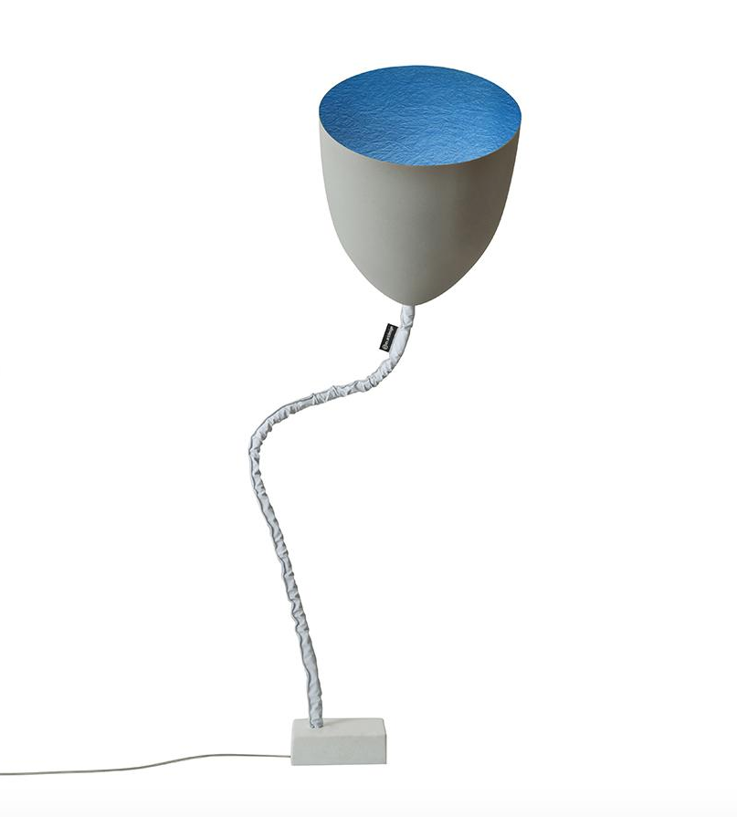 Flower cemento — lampada da terra Ø 33,5 cm