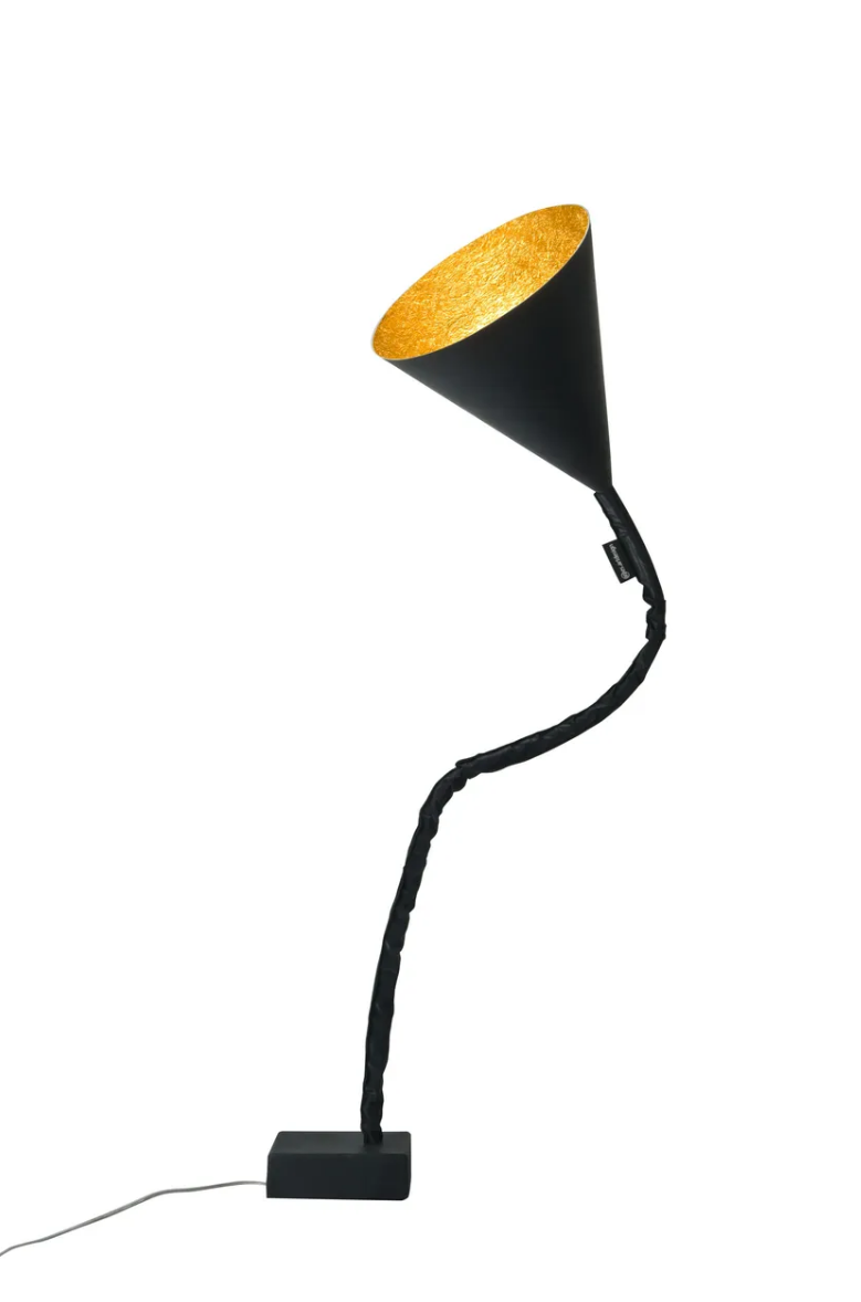 Flower lavagna — lampada da terra Ø 29 cm