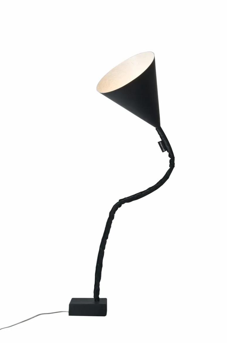 Flower lavagna — lampada da terra Ø 29 cm
