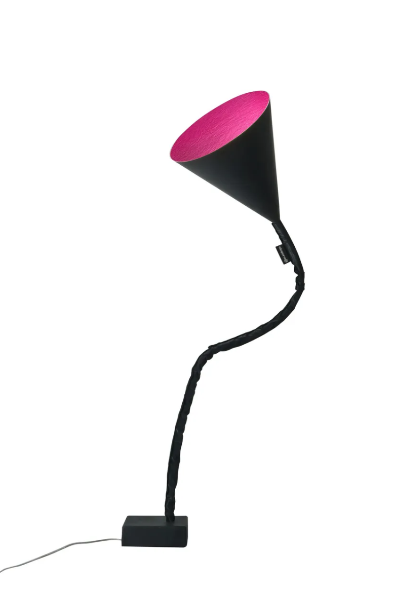 Flower lavagna — lampada da terra Ø 29 cm
