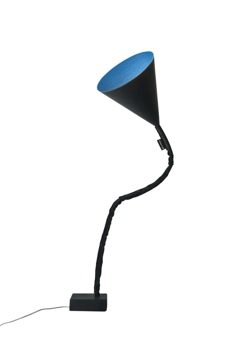 Flower lavagna — lampada da terra Ø 29 cm