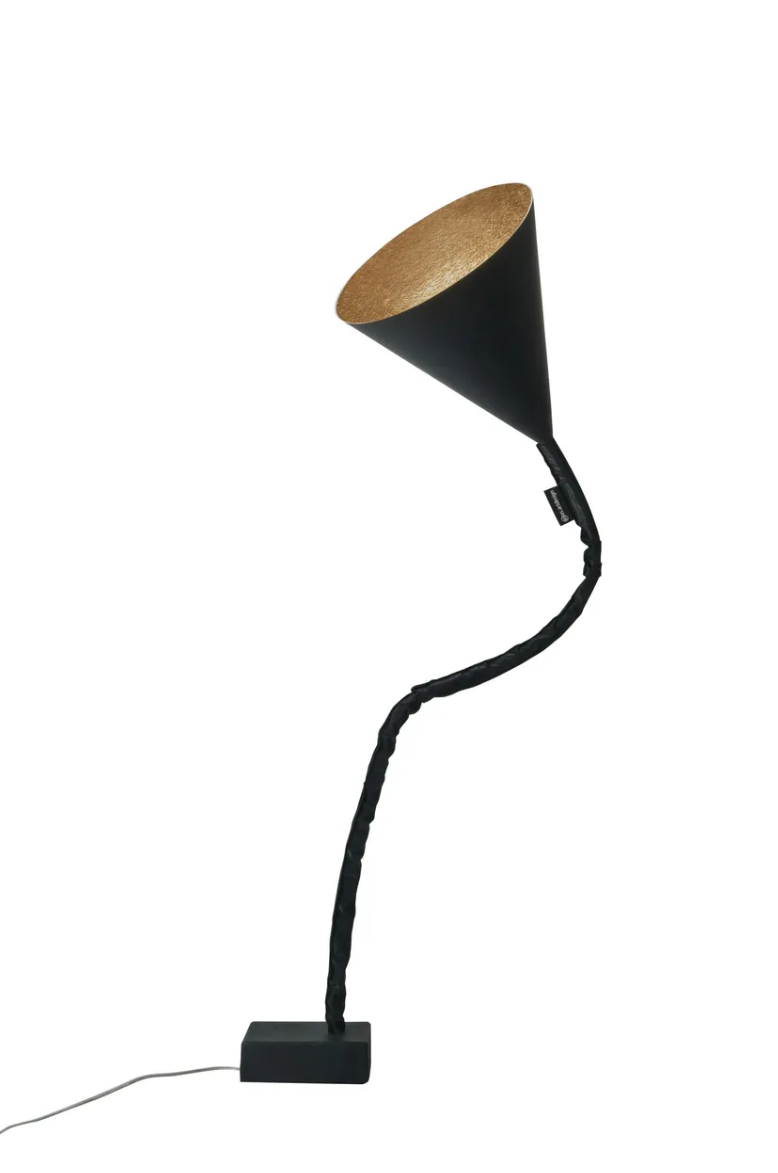 Flower lavagna — lampada da terra Ø 29 cm