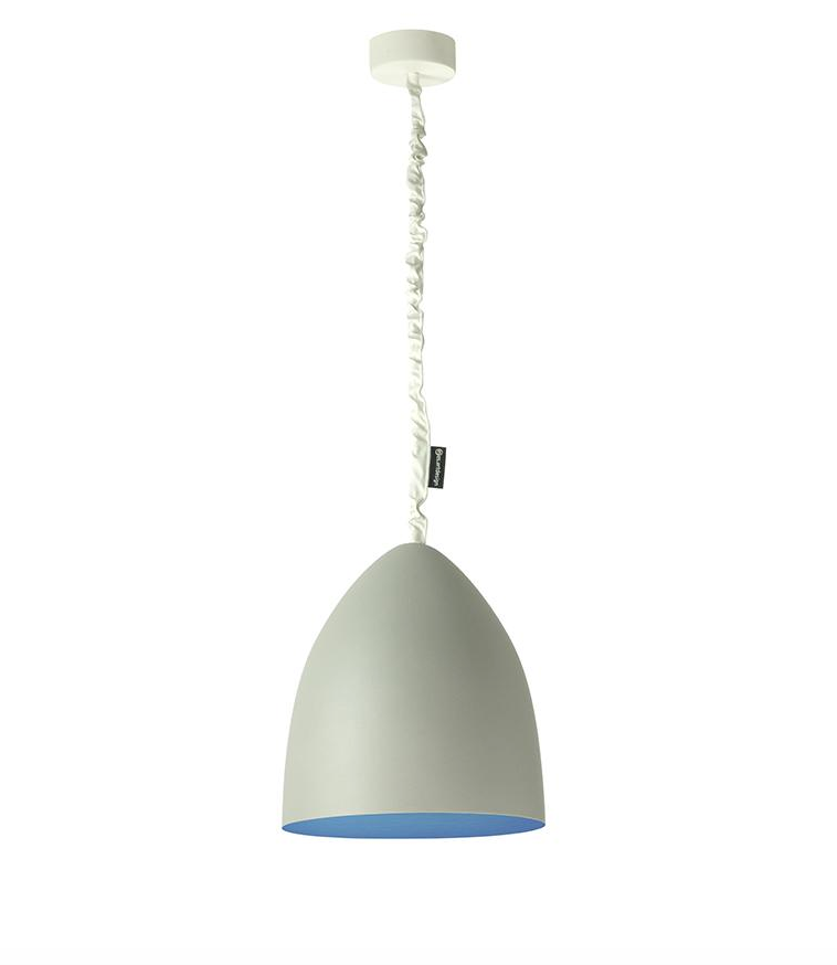 Flower S cemento — sospensione Ø 33,5 cm