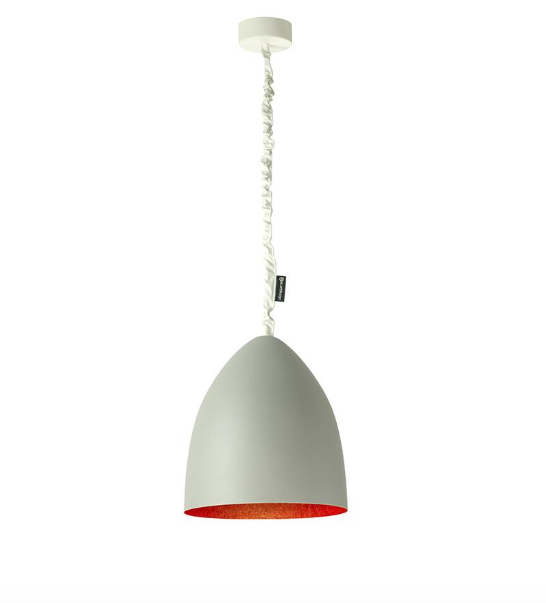 Flower S cemento — sospensione Ø 33,5 cm