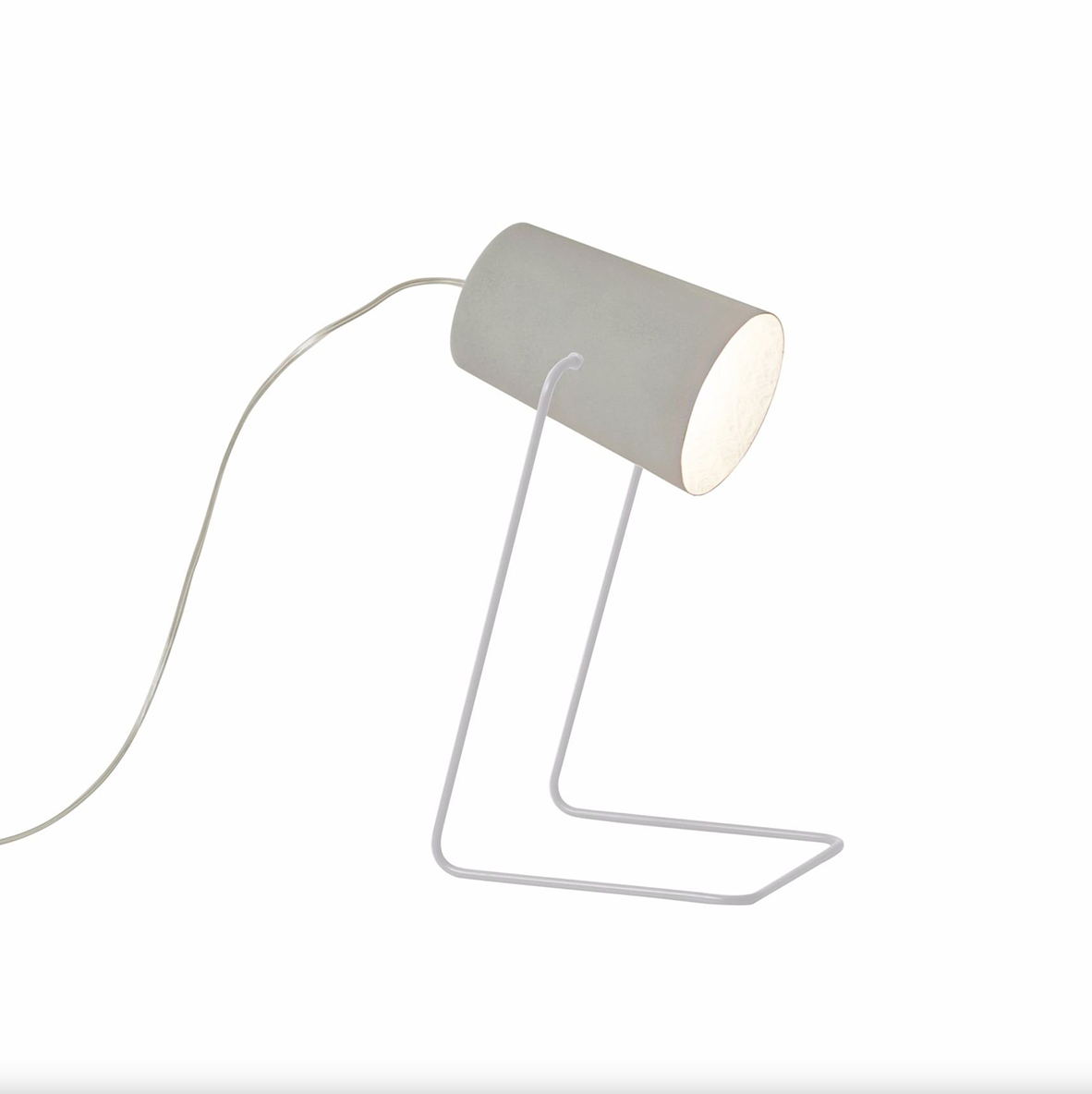 Paint T cemento — lampada da tavolo Ø 12 cm