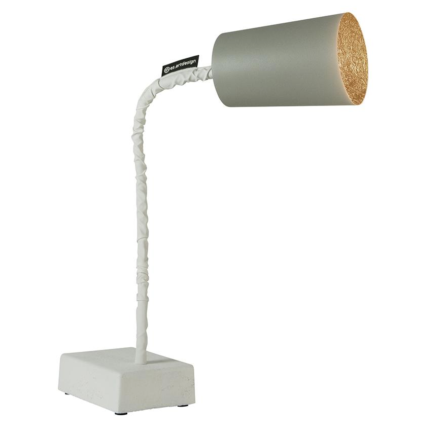 Paint t2 cemento — lampada da tavolo Ø 12 cm