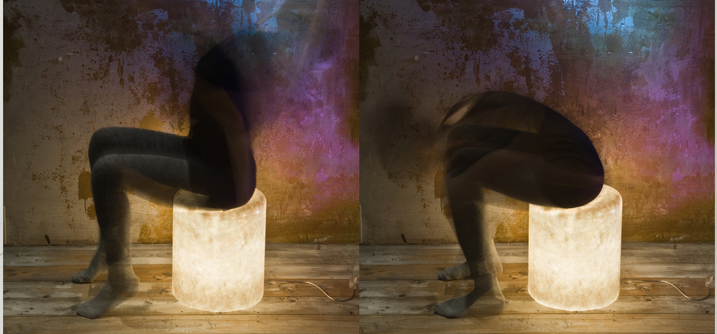Bin F nebula — lampada da terra Ø 33,5 cm
