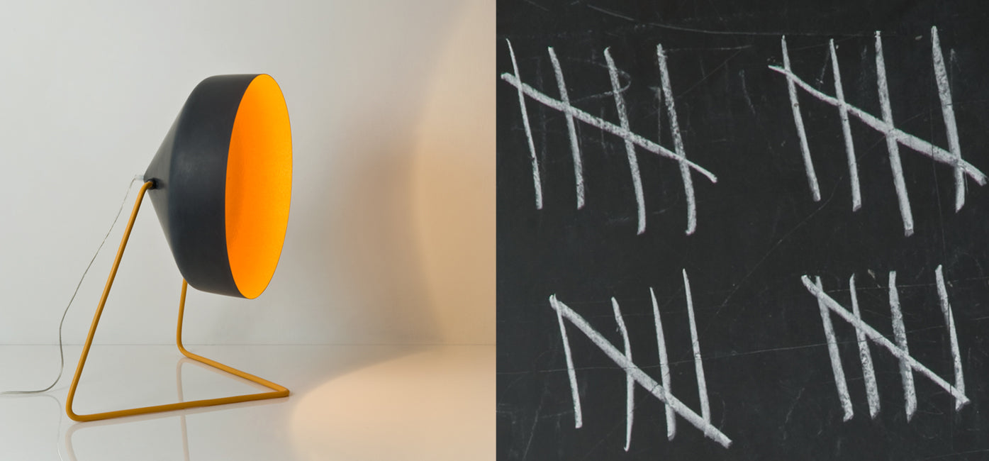 Cyrcus F lavagna — lampada da terra Ø 40 cm