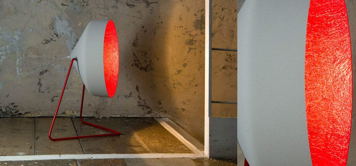 Cyrcus F cemento — lampada da terra Ø 40 cm
