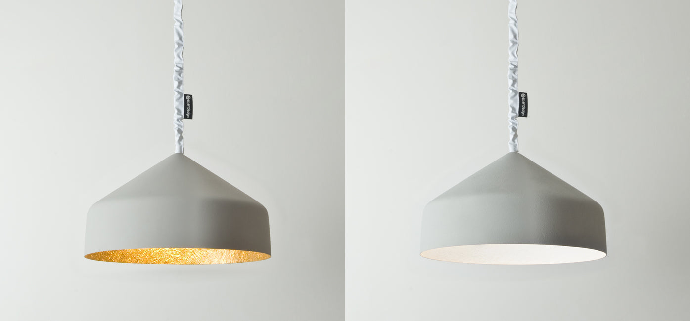 Cyrcus cemento — sospensione Ø 40 cm