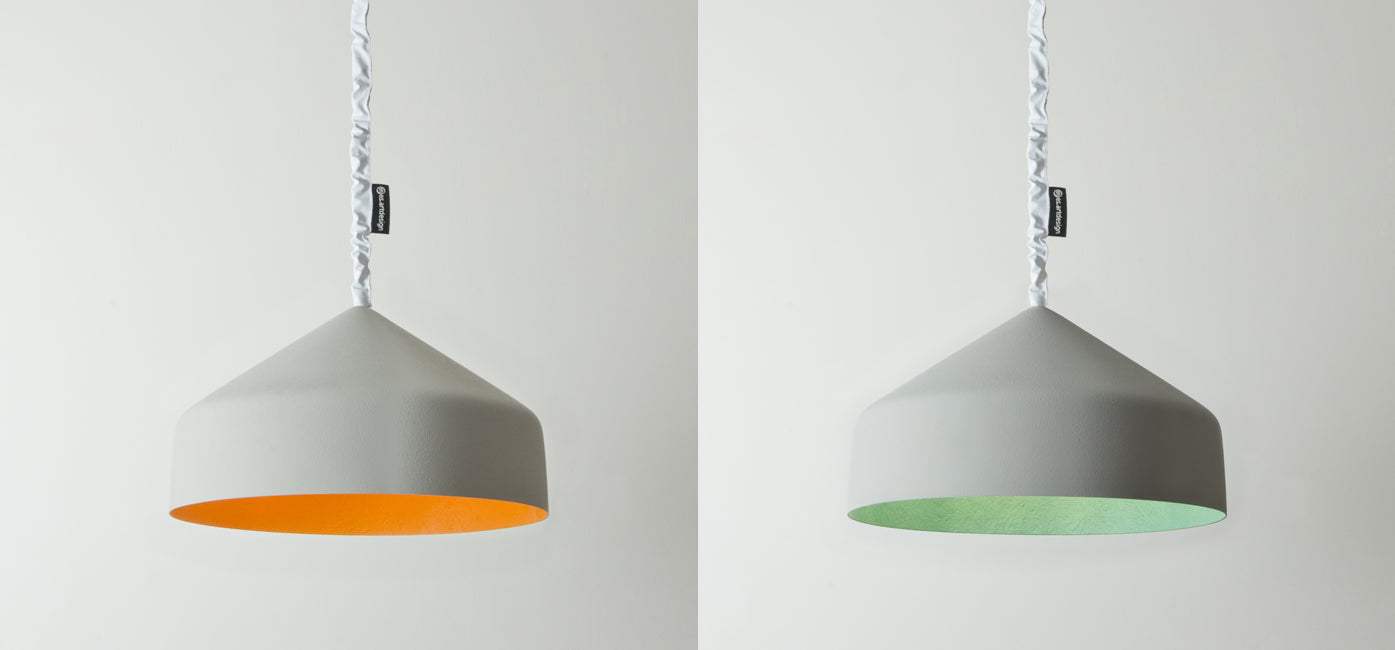 Cyrcus cemento — sospensione Ø 40 cm