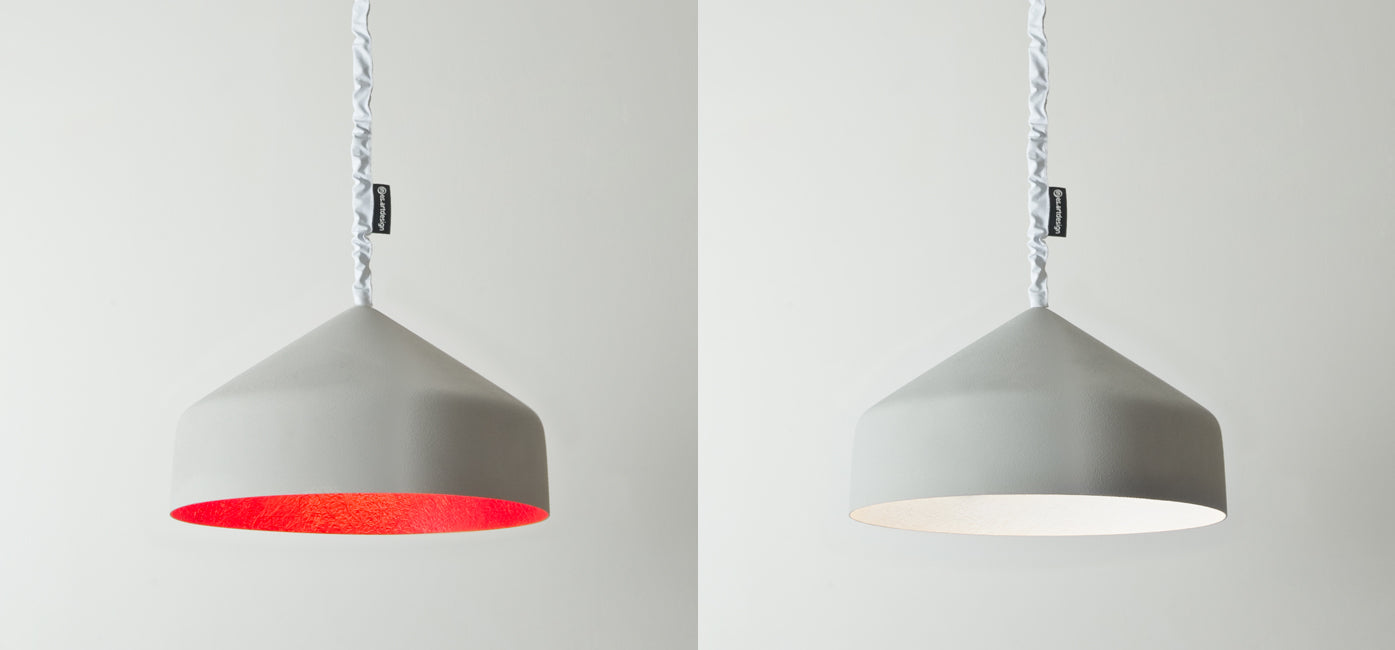 Cyrcus cemento — sospensione Ø 40 cm