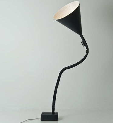 Flower lavagna — lampada da terra Ø 29 cm