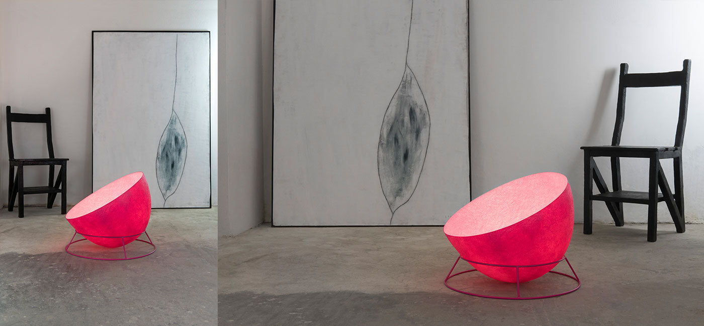 H2O F nebulite — lampada da terra Ø 46 cm