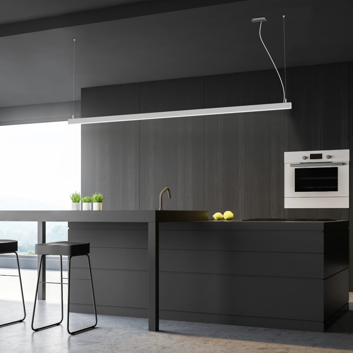 Infinity — Sospensione lineare a LED Emissione verso l'alto