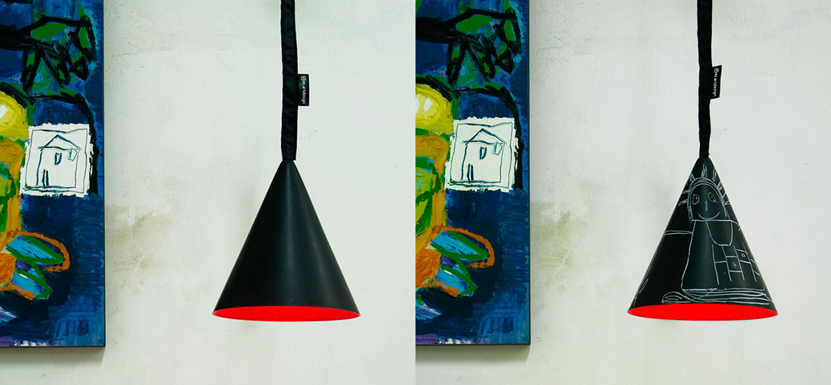 Jazz lavagna — sospensione Ø 29 cm