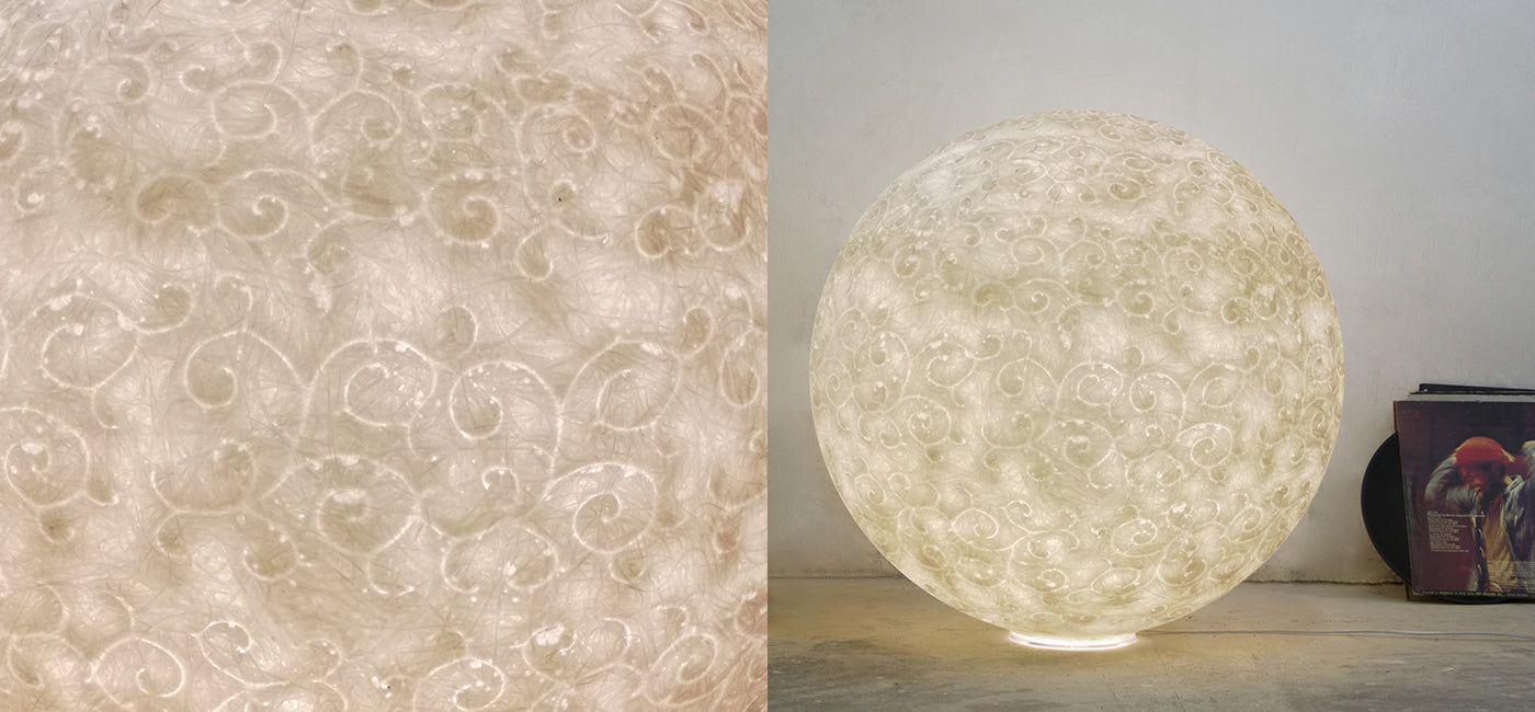 Floor moon 1 liberty — lampada da terra Ø 50 cm