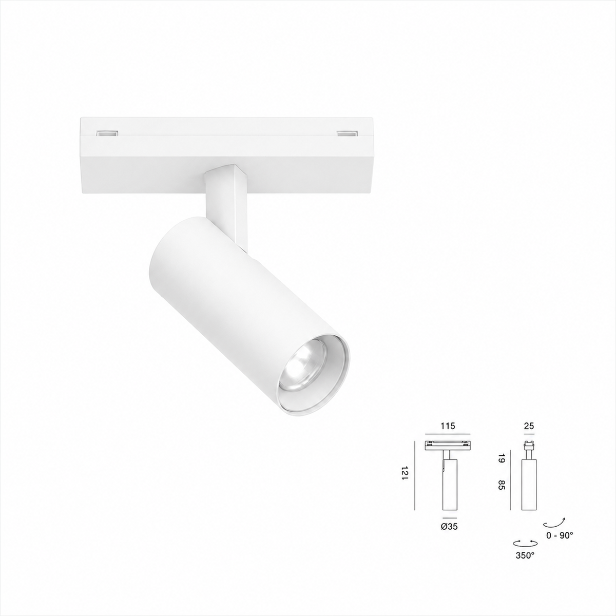 Kit Binario Ultrasottile 48V - Bianco