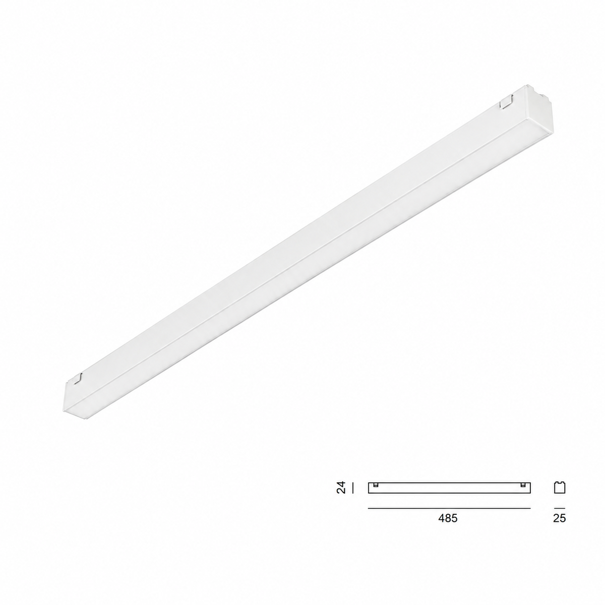Kit Binario Ultrasottile 48V - Bianco