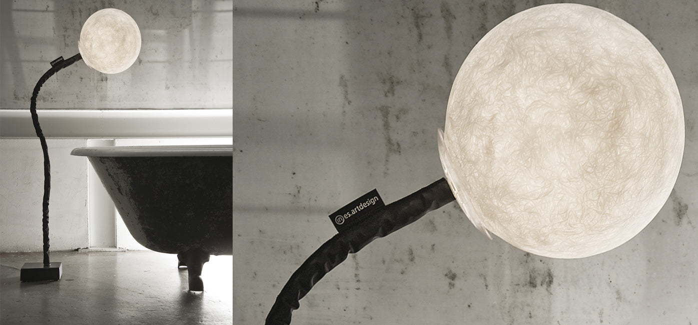 Micro luna piantana — lampada da terra Ø 25 cm