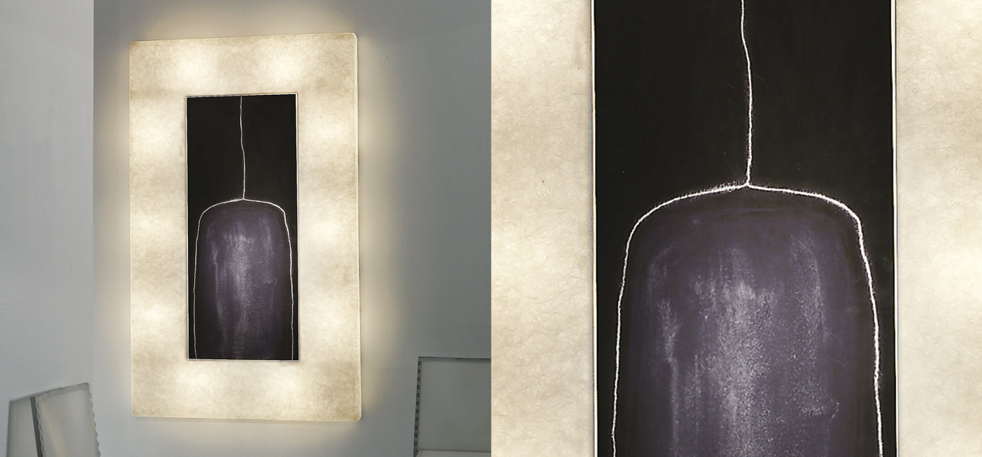 Lunar bottle 2 — applique 150x90x12 cm