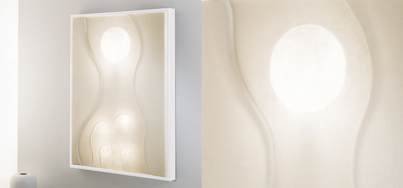Lunar dance 1 — applique 135x95x12 cm
