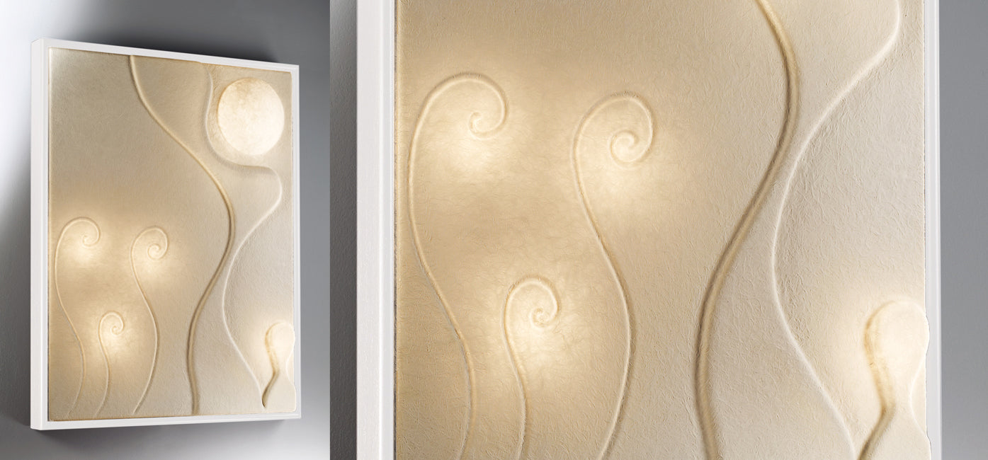 Lunar dance 1 — applique 135x95x12 cm