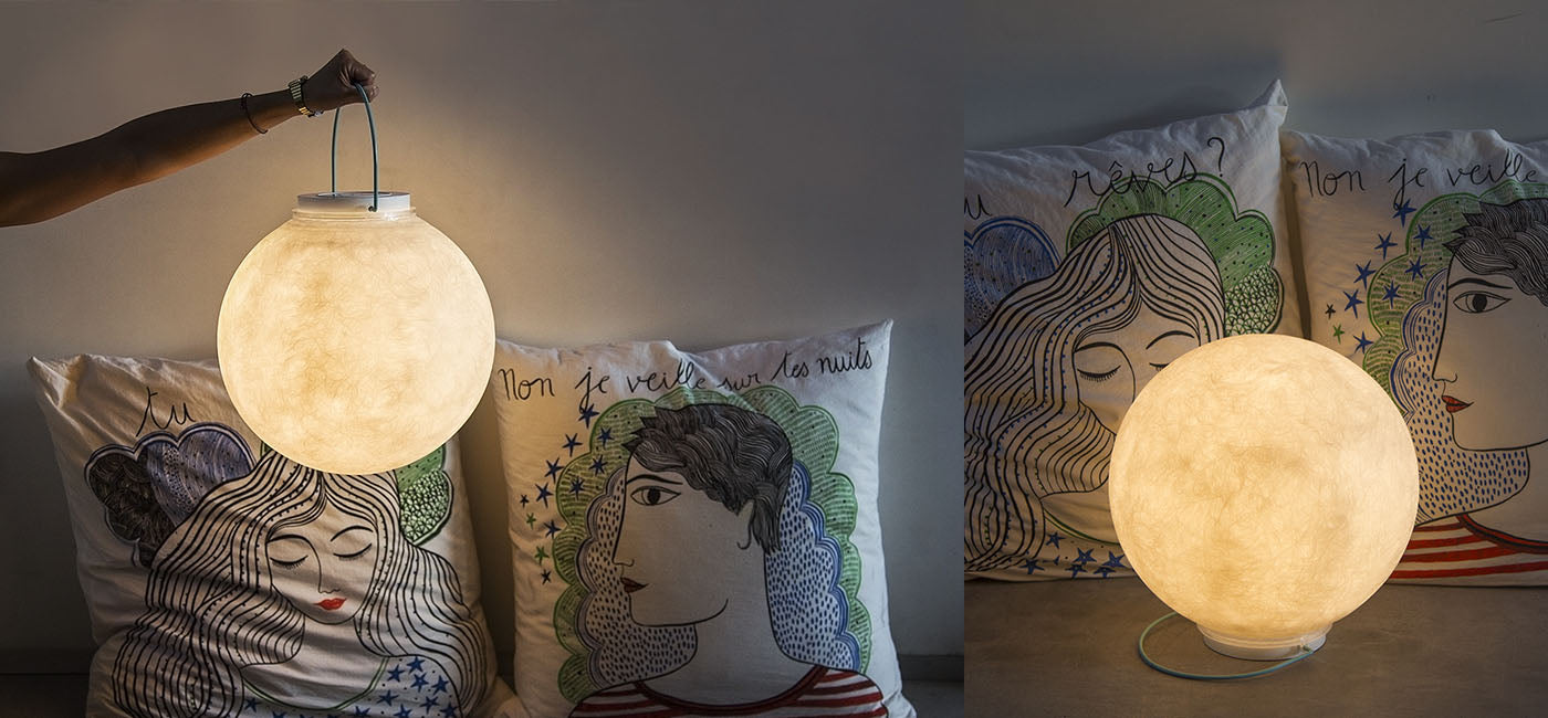 Luna take away — lampada da terra Ø 35 cm