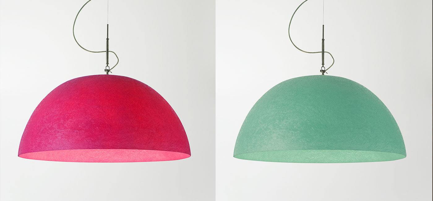 Mezza luna 1 nebulite — sospensione Ø 70 cm