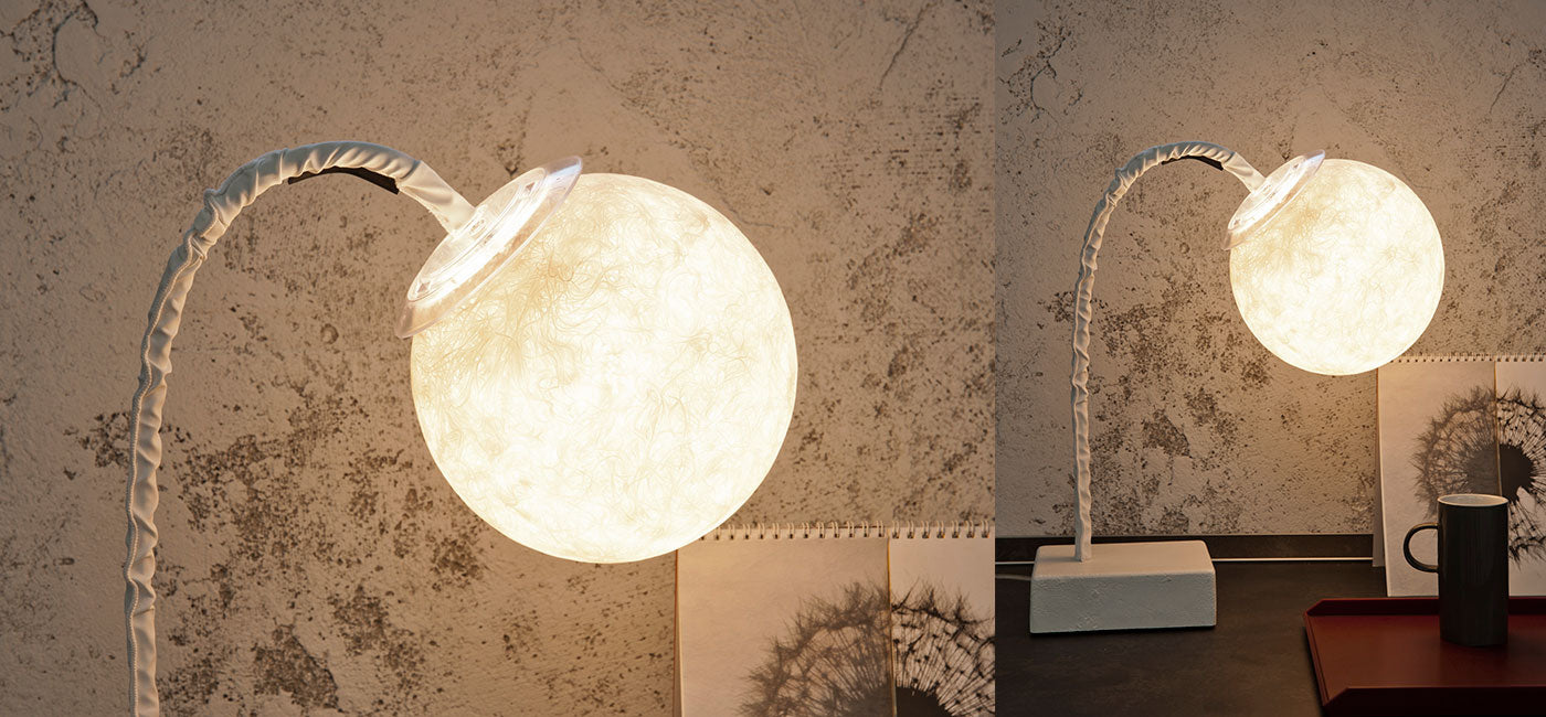 Micro T luna — lampada da tavolo Ø 18 cm